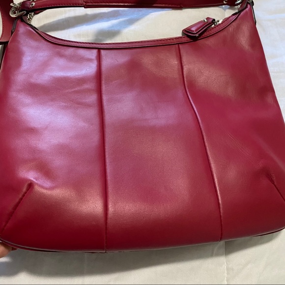 Coach Scarlet Kristin Woven Leather Hobo - Picture 11 of 13